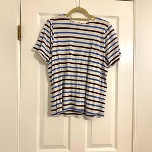 JCrew Striped Cotton Shirt